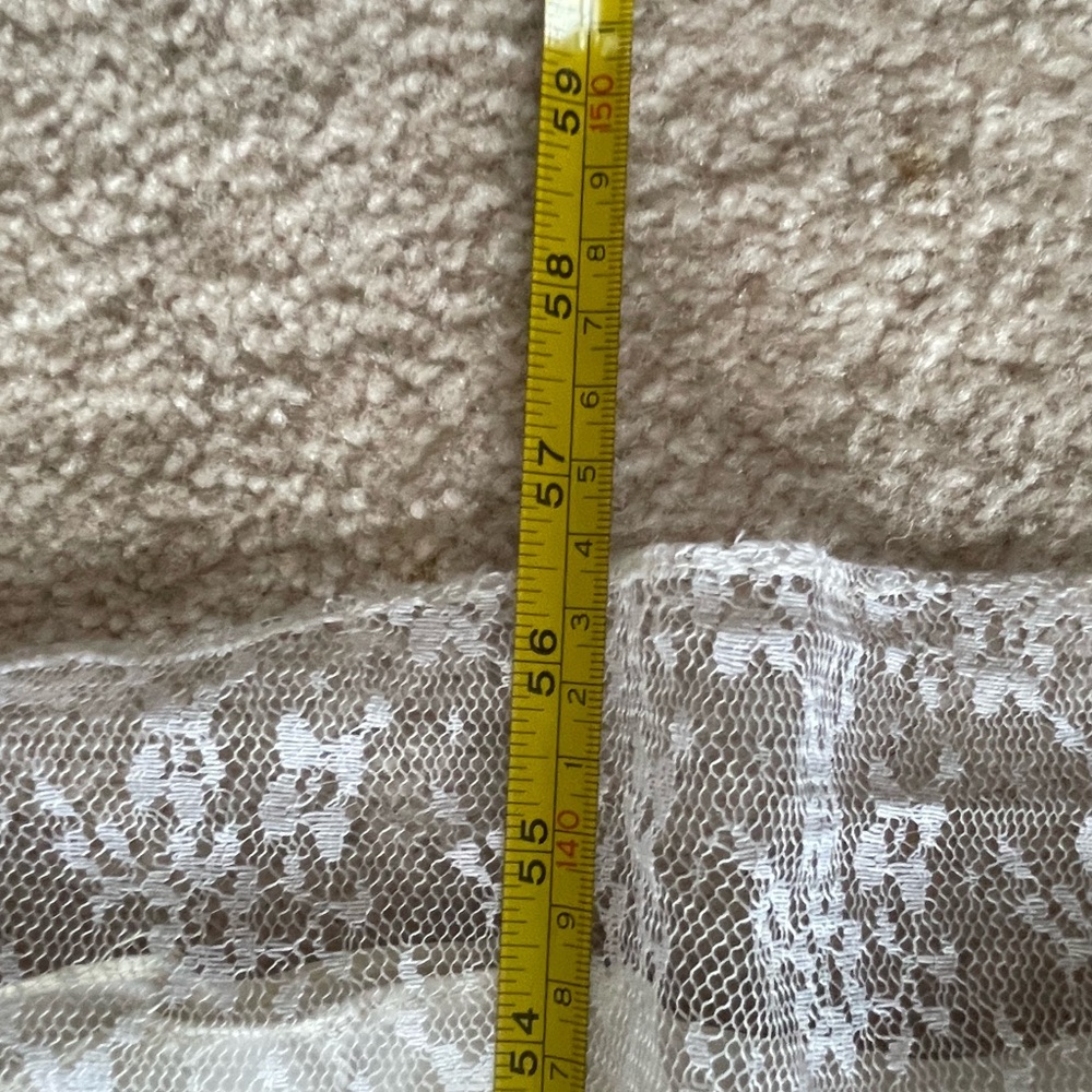 Vintage Ruffled Tiered Off-Shoulder Bridal Gown - Picture 7 of 12